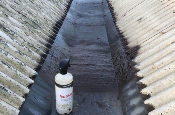 Dakgoot renovatie met Liquid Rubber