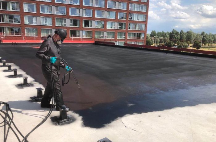 Beton afdichting liquid rubber | vloeibaar rubber waterdicht